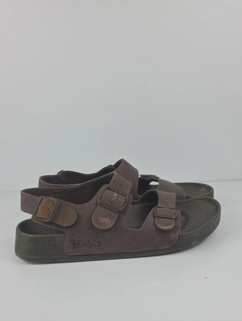 Birkenstock Birki Trinidad Brown Briko-Flor Men's sandals Size 13